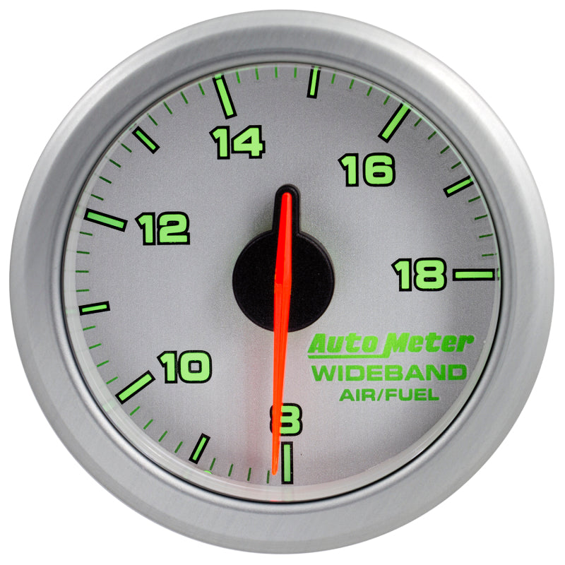 Load image into Gallery viewer, Autometer Airdrive 2-1/6in Wideband Air / Fuel Gauge 10:1-17:1 ARF Range - Silver