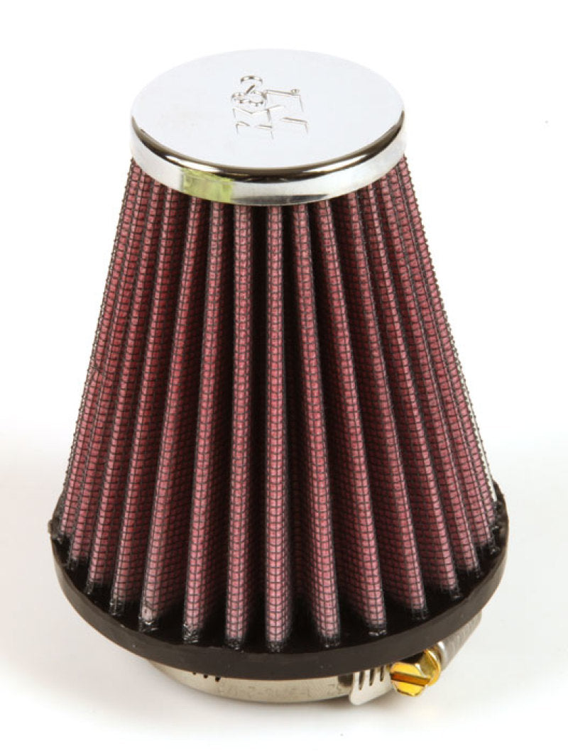 Load image into Gallery viewer, K&N Universal Chrome Filter 2.063in Flange ID x 3.5in Base OD x 2in Top OD x 4in H