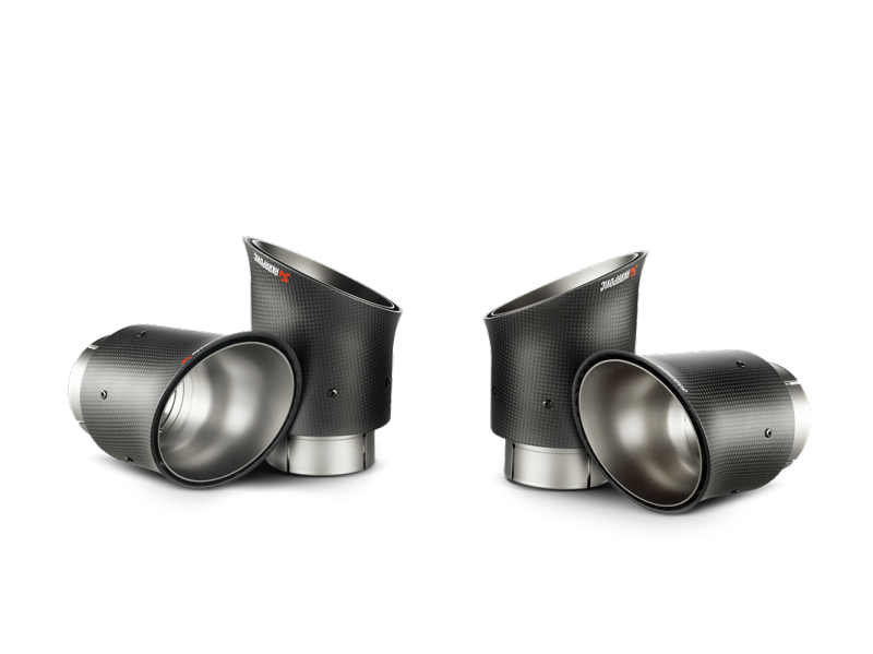 Load image into Gallery viewer, Akrapovic 14-17 Chevrolet Corvette Z06 (C7) Slip-On Line (Titanium) w/ Carbon Tips