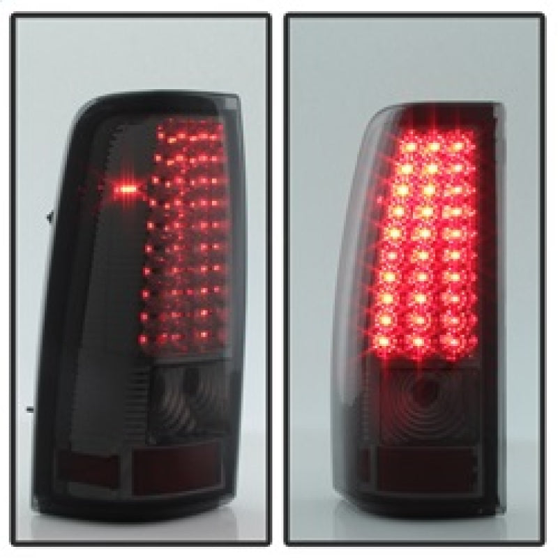Load image into Gallery viewer, xTune Chevy Silverado 1500/2500/3500 99-02 99-03 LED Tail Lights Smoke ALT-ON-CS99-LED-SM