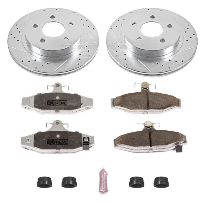 Load image into Gallery viewer, Power Stop 93-97 Chevrolet Camaro Rear Z26 Street Warrior Brake Kit
