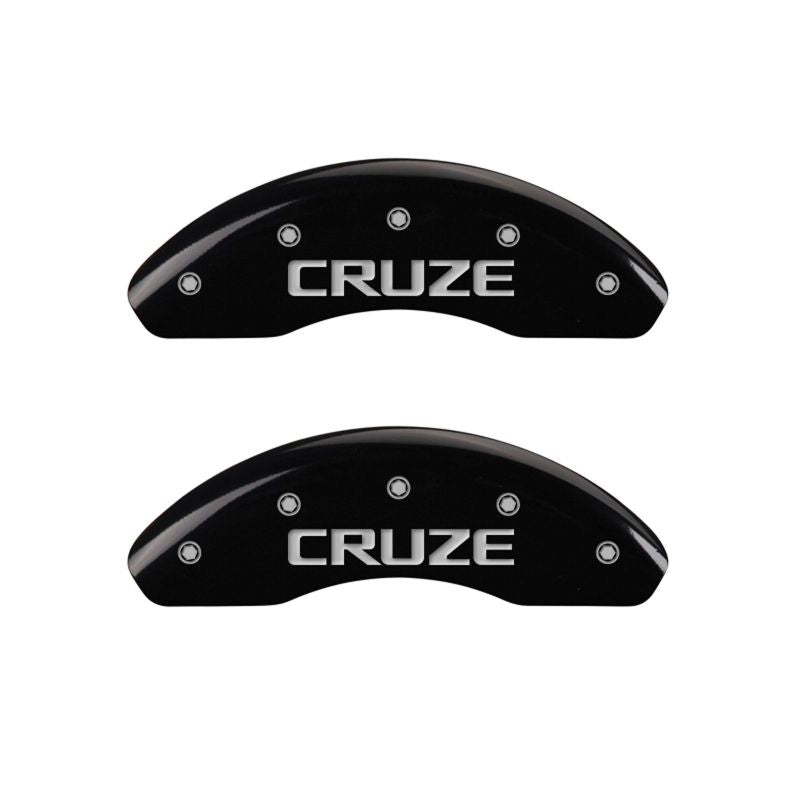 Load image into Gallery viewer, MGP 4 Caliper Covers Engraved Front & Rear Gen 2/Viper Yellow Finish Black Ch