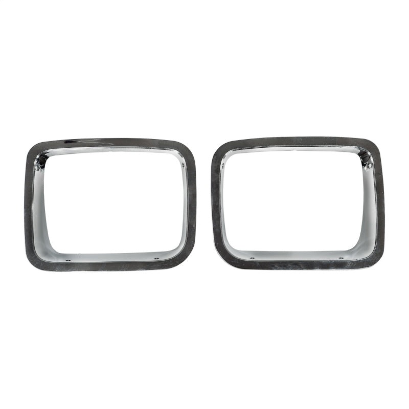 Load image into Gallery viewer, Omix Headlight Bezel Chrome 87-95 Jeep Wrangler YJ