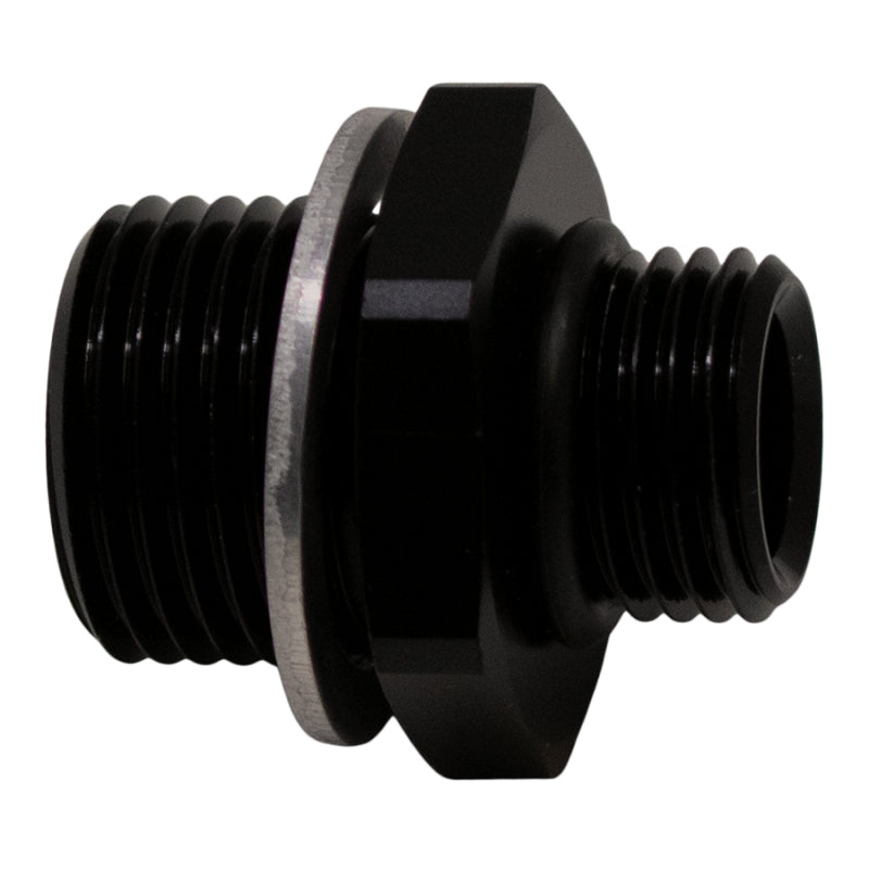 Load image into Gallery viewer, DeatschWerks 6AN ORB Male to M18 X 1.5 Metric Male (Incl O-Ring and Washer) - Anodized Matte Black
