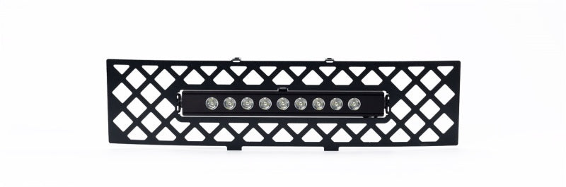 Load image into Gallery viewer, Putco 11-14 Ford F-150 - EcoBoost Bumper Grille Insert - Black SS Diamond w/ 10in Luminix Light Bar