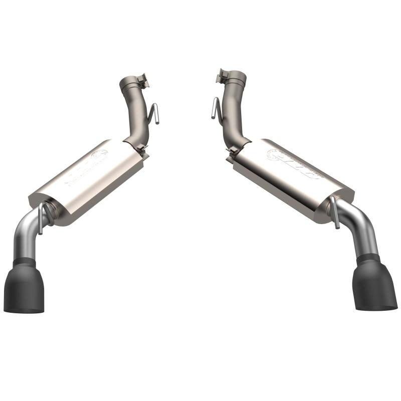 Load image into Gallery viewer, 2014-2015 Chevrolet Camaro SS 6.2L QTP AR3 Axle Back Black Tips