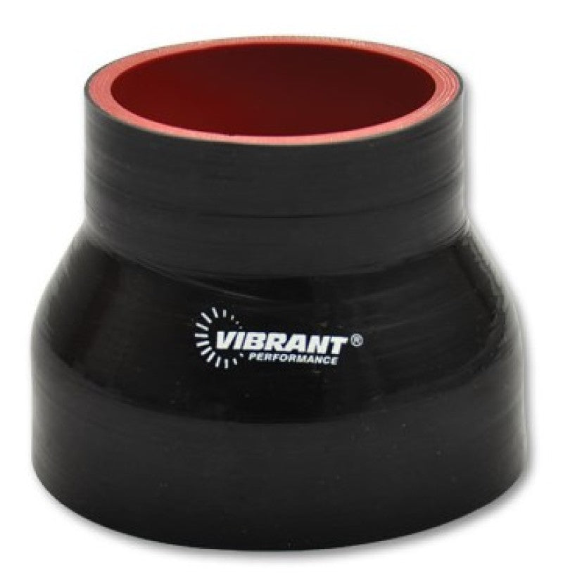 Load image into Gallery viewer, Vibrant 4 Ply Reducer Coupling .75in x .50in x 4in Long - Black