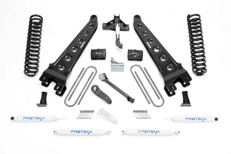 Load image into Gallery viewer, Fabtech 11-13 Ford F450/550 4WD 10 Lug 6in Rad Arm Sys w/Coils & Perf Shks