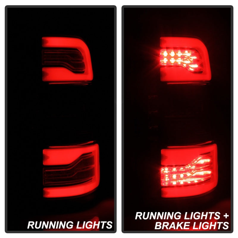 Load image into Gallery viewer, Spyder Dodge Ram 19-20 LED Tail Light Black ALT-YD-DR19HAL-SEQ-BK