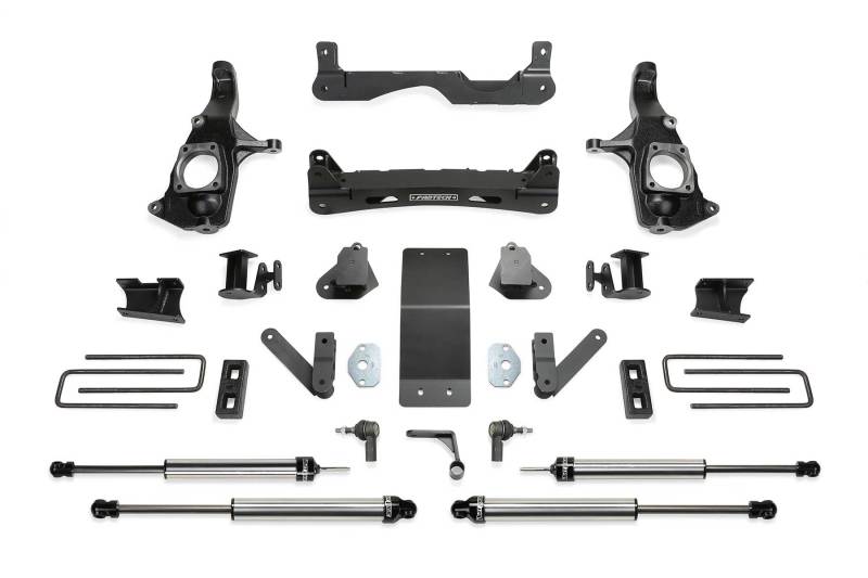 Load image into Gallery viewer, Fabtech 11-19 GM 2500HD 2WD/4WD 4in Basic Sys w/Dlss Shks