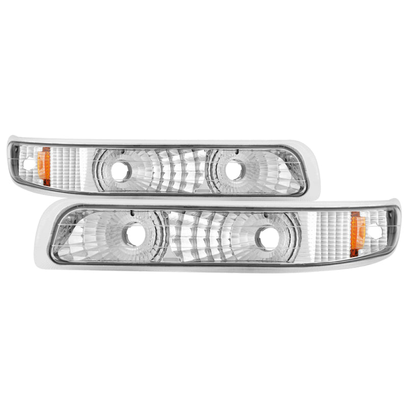 Load image into Gallery viewer, xTune Chevy Silverado 99-02 / Chevy Suburban/Tahoe 00-06 Amber Bumper Lights Euro CBL-JH-CS99-AM-E