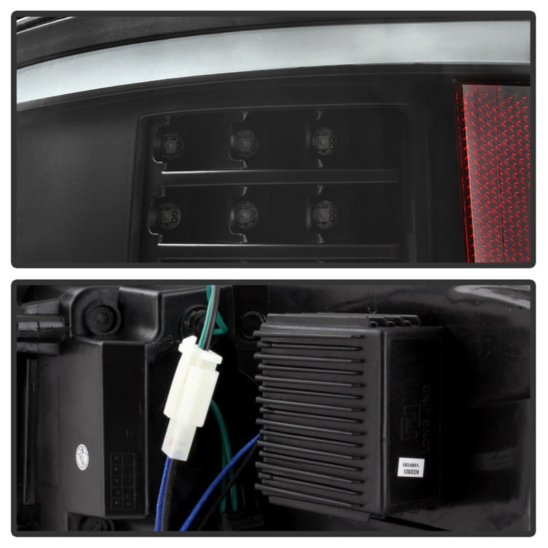 Load image into Gallery viewer, xTune 09-14 Ford F-150 Light Bar LED Tail Lights - Black (ALT-JH-FF15009-LBLED-BK)