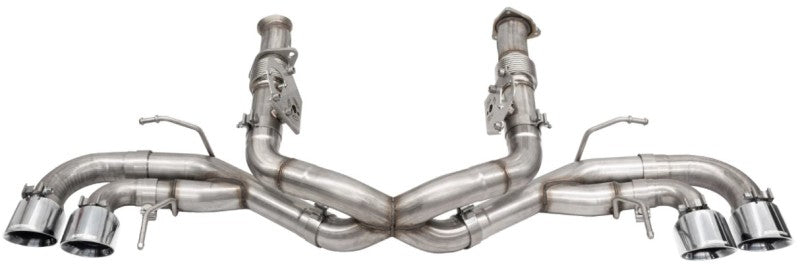 Load image into Gallery viewer, Corsa 2020-25 Corvette C8 3in Xtreme Cat-Back Exhaust 4.5in Pol Quad Tips - Deletes stock AFM Valve