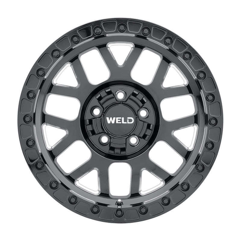 Load image into Gallery viewer, Weld Off-Road W902 17X9.0 Cinch Beadlock 6X135 6X139.7 ET-12 BS4.50 Gloss Black MIL 106.1