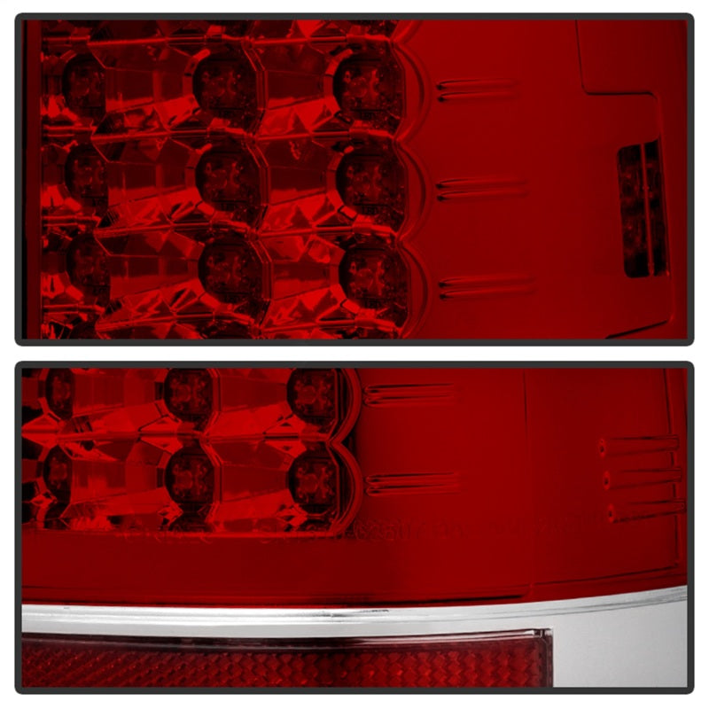 Load image into Gallery viewer, Spyder Ford Super Duty 08-15 Version 2 LED Tail Lights Red Clear ALT-YD-FS07-LED-G2-RC
