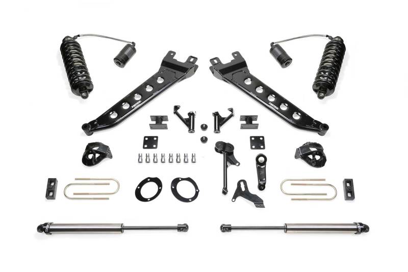Load image into Gallery viewer, Fabtech 13-18 Ram 3500 4WD 5in Radius Arm Kit w/4.0 C/O Resi Dlss & Rr 2.25 Dlss