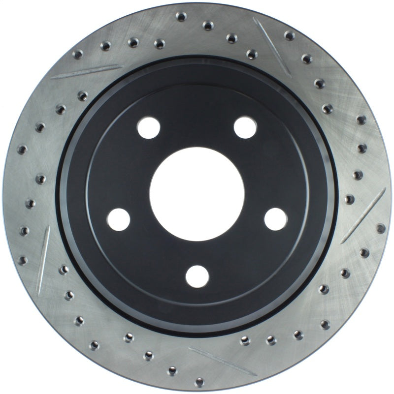 Load image into Gallery viewer, StopTech Slotted & Drilled Sport Brake Rotor 11-15 Jeep Grand Cherokee (Excludes SRT8)