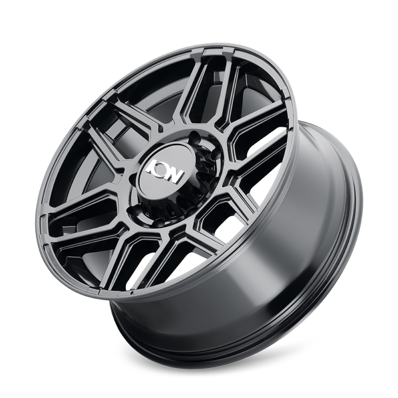 Load image into Gallery viewer, ION Type 146 20x9 / 8x165.1 BP / 0mm Offset / 125.2mm Hub Matte Black W/Machined Dart Tint Wheel