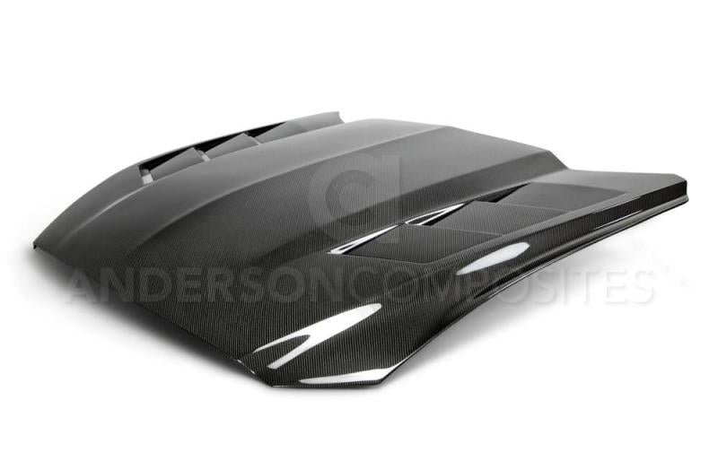 Load image into Gallery viewer, Anderson Composites 15-17 Ford Mustang (Excl. GT350/GT350R) Heat Extractor Double Sided Hood