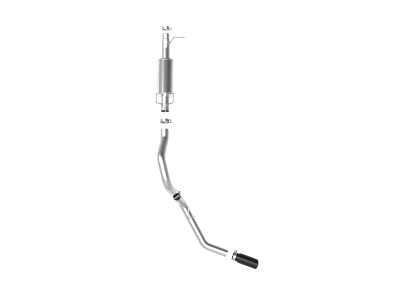 Load image into Gallery viewer, aFe Apollo GT Series 3-1/2in 409 SS Axle-Back Exhaust 17-20 Ford F-250/F-350 6.2/7.3L w/ Black Tips