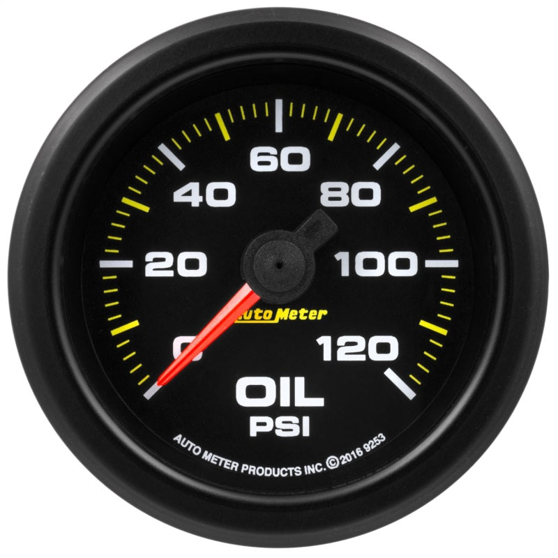 Load image into Gallery viewer, Autometer Extreme Environment 2-1/16in 120psi Stepper Motor Oil Pressure Gauge w/ Warning Light