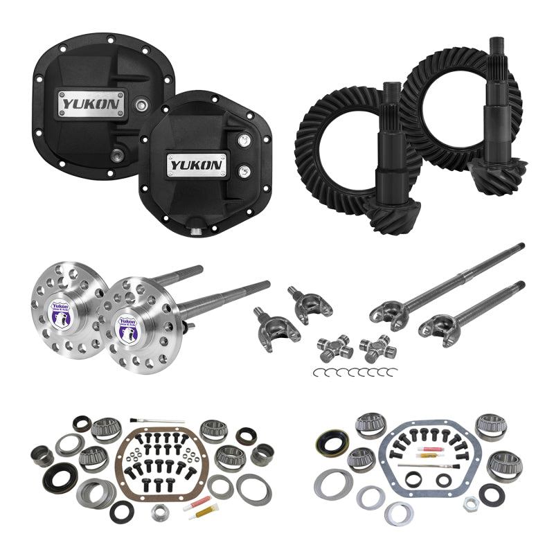 Load image into Gallery viewer, Yukon Gear Master Overhaul Kit Stage 4 Jeep Re-Gear Kit w/Covers Fr & Rr Axles Dana 30/44 4.88 Ratio