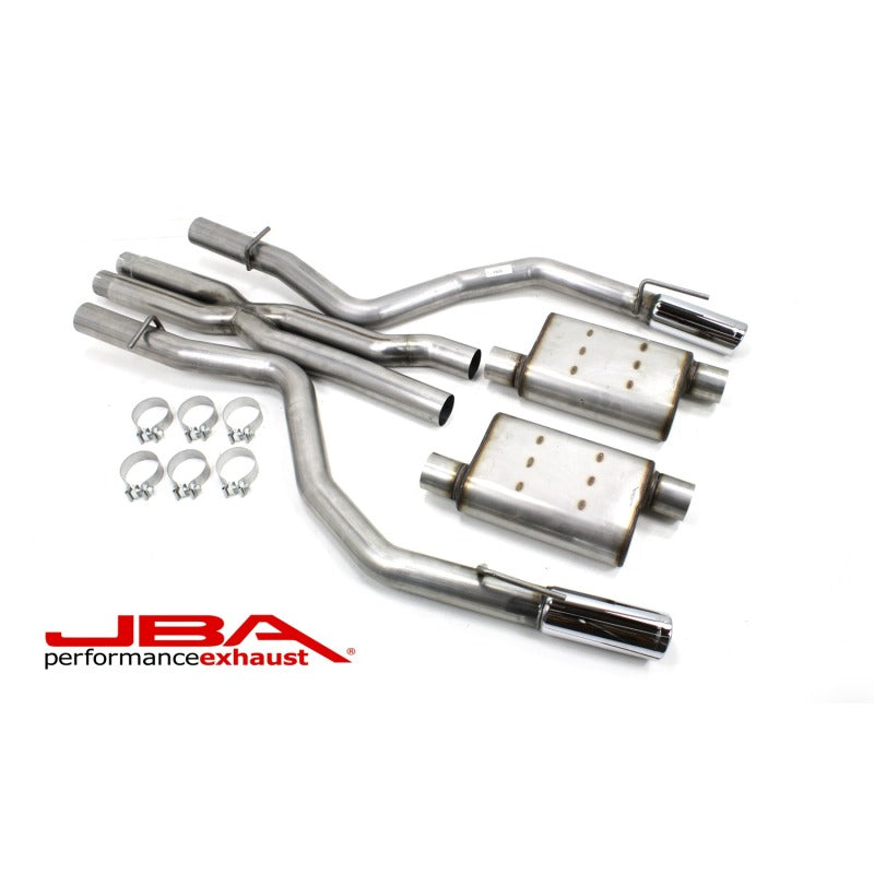 Load image into Gallery viewer, JBA 15-20 Dodge Charger SRT8 & Hellcat 6.2/6.4L 409SS Dual Rear Exit Cat-Back Exhaust