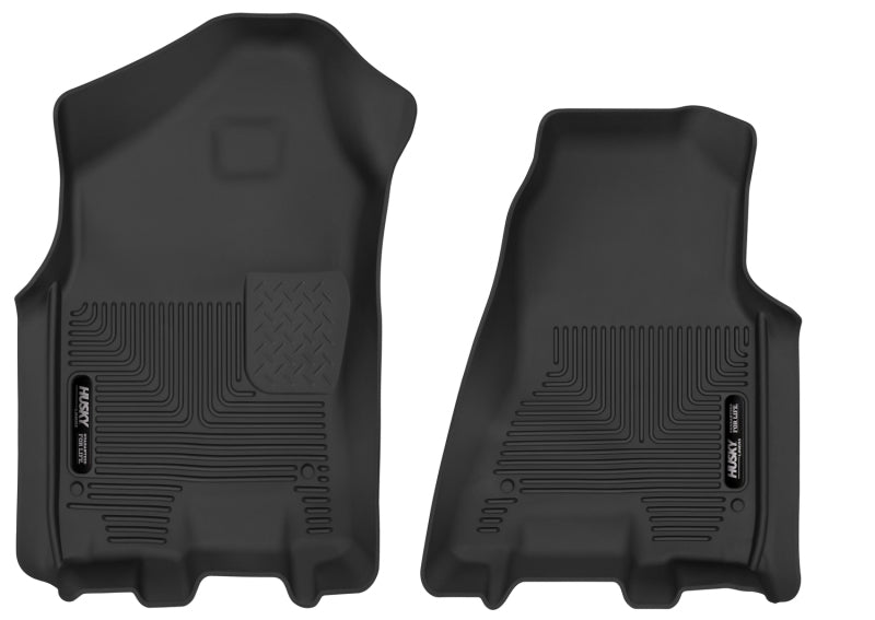 Load image into Gallery viewer, Husky Liners 2019 RAM 1500 Crew Cab/Quad Cab X-Act Contour Black Front Floor Liners