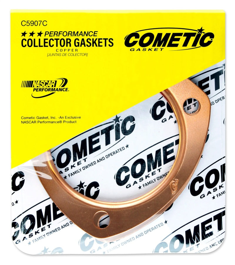 Load image into Gallery viewer, Cometic 3.0in Copper Header Collector - .043in DIA Port/3.875 Bolt Circle