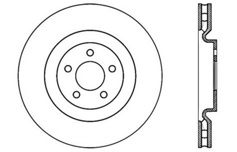 Load image into Gallery viewer, StopTech Slotted & Drilled Sport Brake Rotor