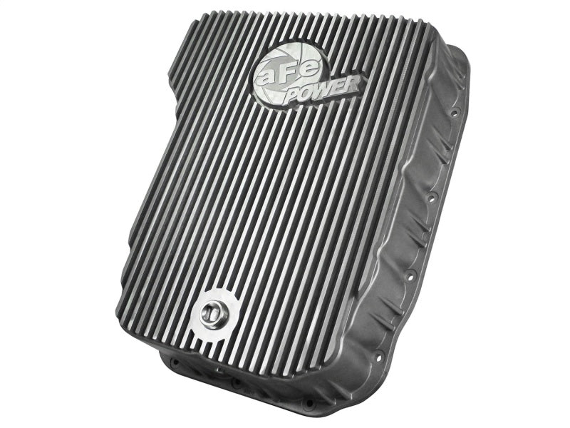 Load image into Gallery viewer, aFe Transmission Pan Cover (Raw); Dodge Diesel Trucks 07.5-12 L6-6.7L (td)
