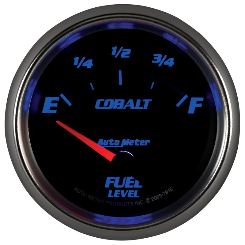 Load image into Gallery viewer, Autometer Cobalt 66.7mm 240-33 ohms Short Sweep Electronic Fuel Level Gauge