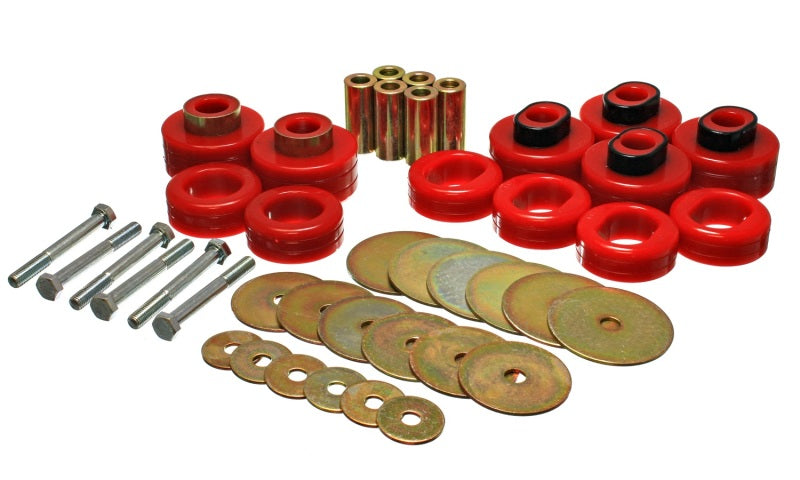 Load image into Gallery viewer, Energy Suspension Ford Rear Subframe Bushing Set - Red