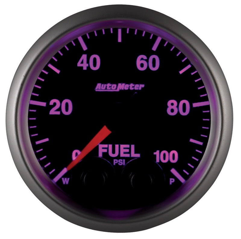 Load image into Gallery viewer, Autometer Elite 52mm 0-100 PSI Fuel Pressure Peak & Warn w/ Electronic Control Gauge