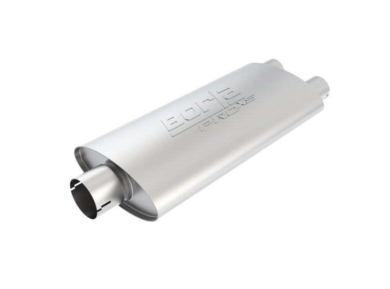 Load image into Gallery viewer, Borla Universal Center/Dual Oval 3in In/2.25in Out 19in x 4in x 9.5in Notched PRO-XS Muffler