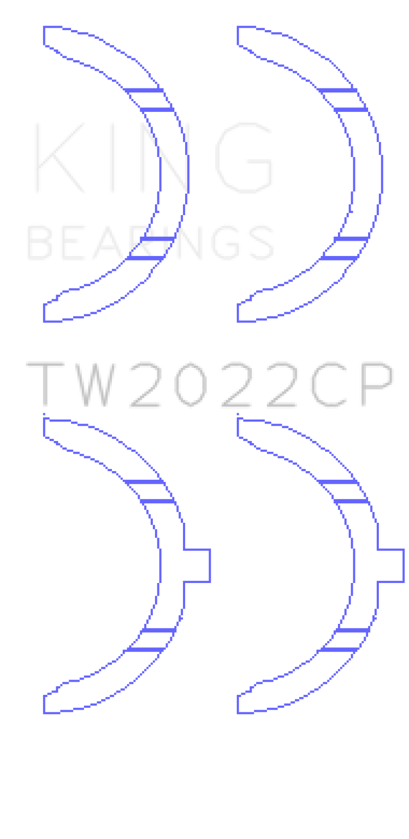 Load image into Gallery viewer, King Engine Bearings Ford Escort/Sierra YB 2.0L DOHC Cosworth Thrust Washer Set