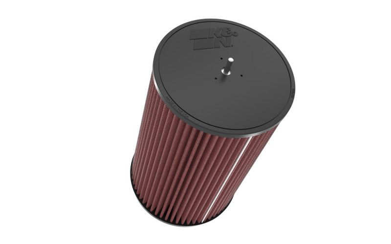 Load image into Gallery viewer, K&N Universal Round Clamp-On Air Filter 3-1/2in FLG 8in B, 7in T W/STUD, 12-1/2in H