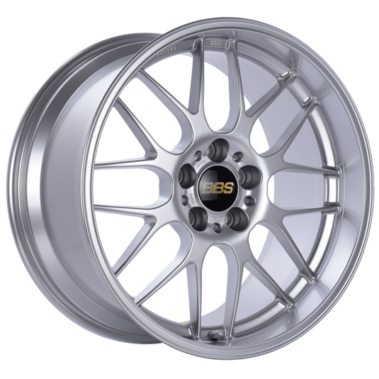 BBS RG-R 19x10 5x120 ET25 PFS Diamond Silver Wheel -82mm PFS/Clip Req