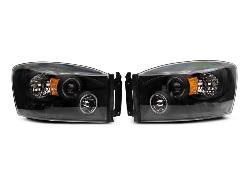 Load image into Gallery viewer, Raxiom 06-08 Dodge RAM 1500 LED Halo Projector Headlights- Blk Housing (Clear Lens)
