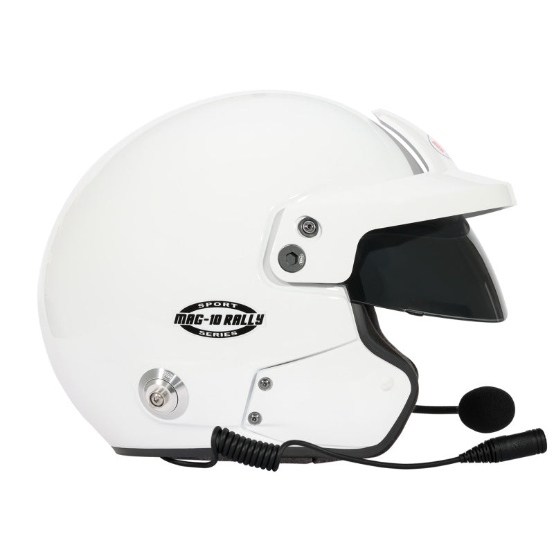 Load image into Gallery viewer, Bell Helmet Mag-10 Rally Sport White (Hans) Xlg(61-61 +) Fia8859-2024
