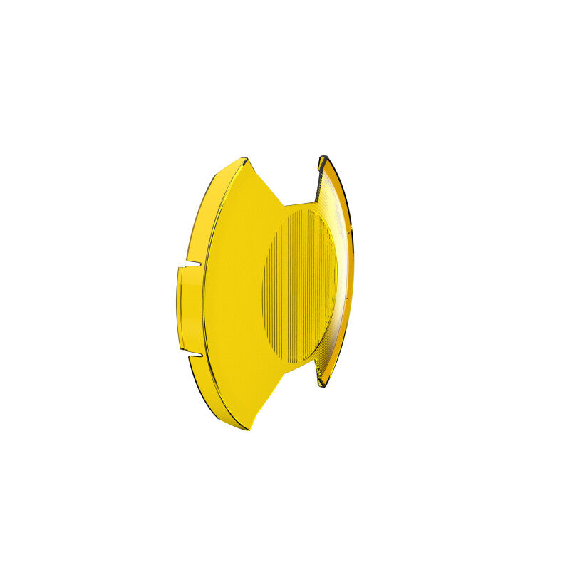 Load image into Gallery viewer, KC HiLiTES SlimLite 8in. LED Light Shield SAE Driving (Shield Only) - Selective Yellow
