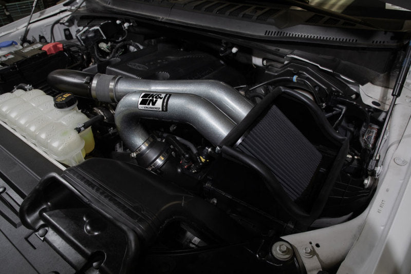 Load image into Gallery viewer, K&amp;N 15-23 Ford F-150 (Incl. Raptor) 2.7L/3.5L V6 Performance Air Intake System

