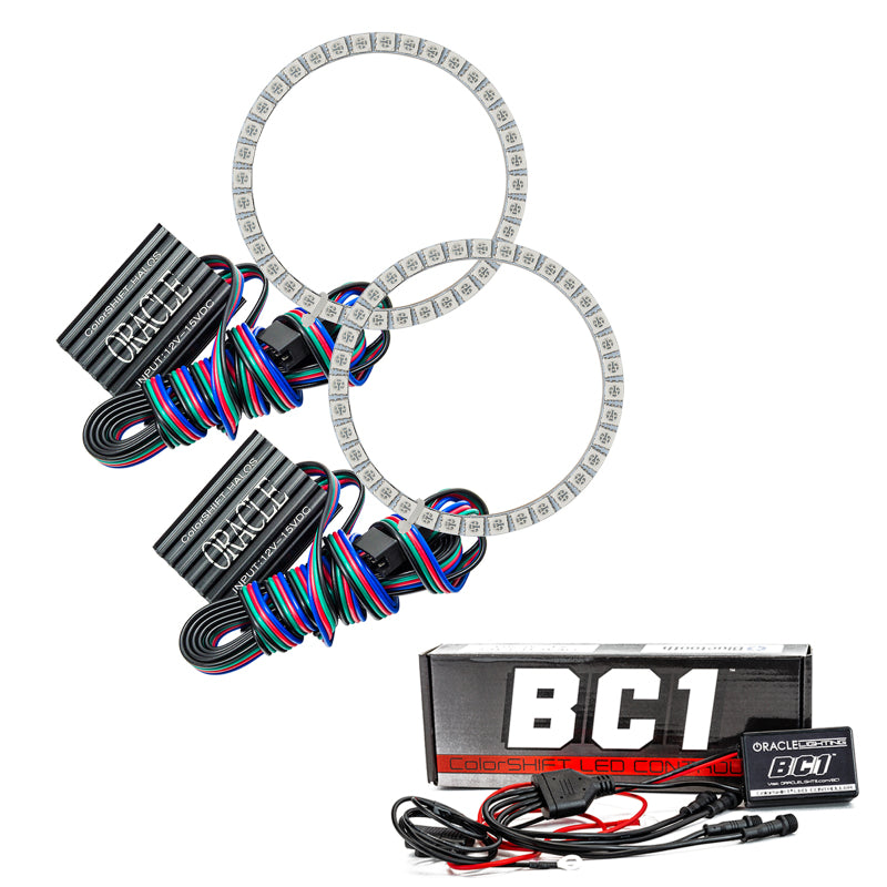 Load image into Gallery viewer, Oracle Ram 13-18 Projector Headlight Halo Kit - ColorSHIFT w/ BC1 Controller
