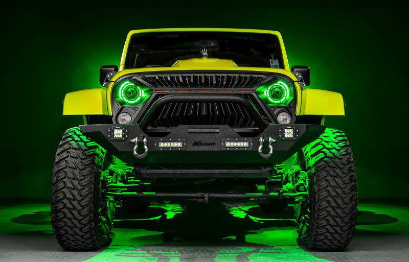 Load image into Gallery viewer, ORACLE Lighting 0718 Jeep Wrangler JK Oculus 7in ColorSHIFT Bi-LED Projector Headlights
