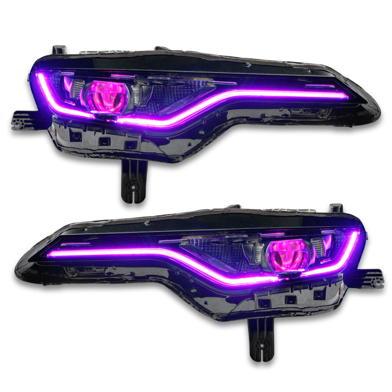 Load image into Gallery viewer, Oracle 19-21 Chevy Camaro SS/RS RGBW+A Headlight DRL Upgrade Kit - ColorSHIFT

