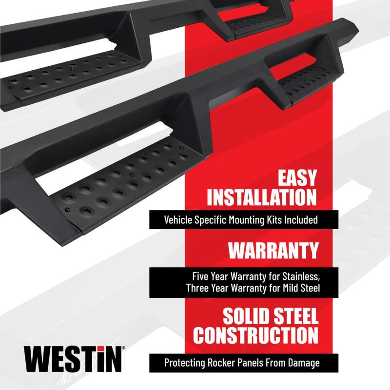 Load image into Gallery viewer, Westin 2020 Jeep Gladiator HDX Drop Nerf Step Bars - Textured Black
