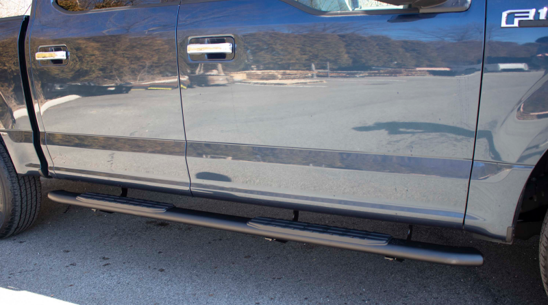 Load image into Gallery viewer, Fishbone Offroad 15-22 Ford F150 Extended Cab Oval Side Steps - Black Textured
