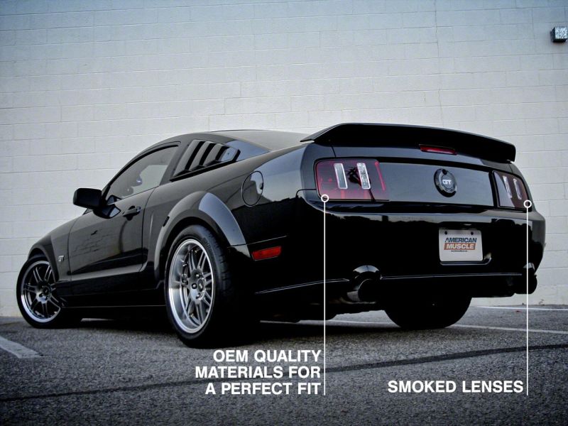 Load image into Gallery viewer, Raxiom 05-09 Ford Mustang Coyote Tail Lights- Blk Housing (Smoked Lens)
