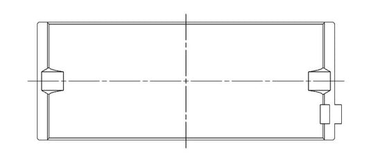 ACL Ford 4 2300cc OHV Twin Cam (Dual Spark Plug) .020in Oversized High Performance Main Bearing Set