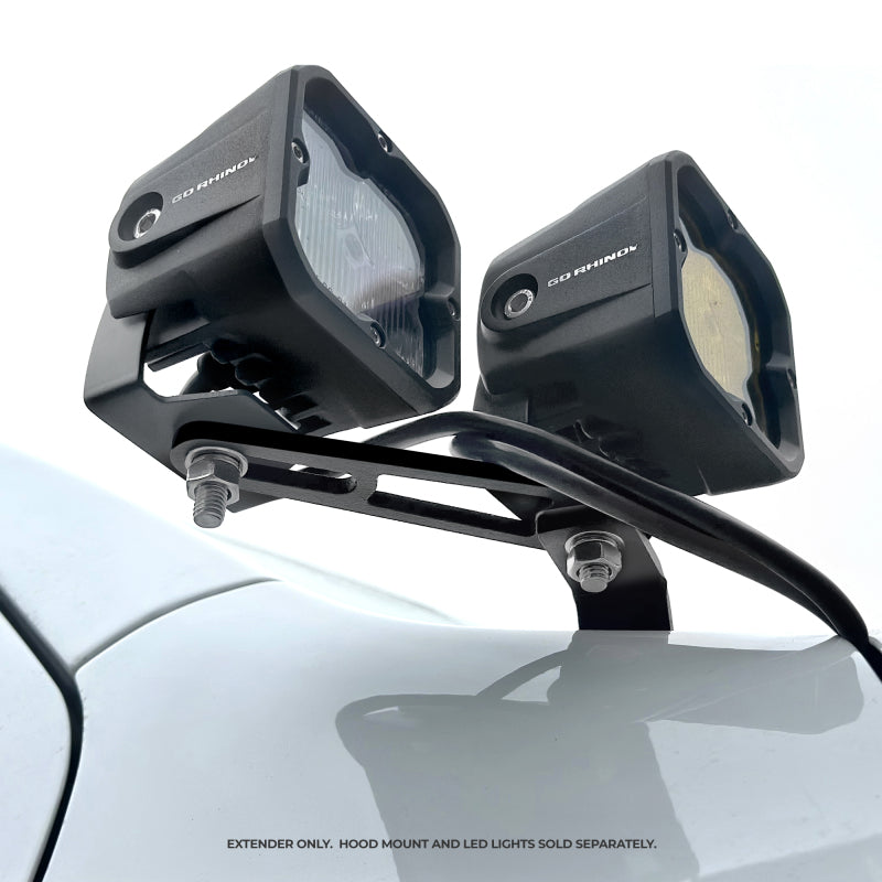 Load image into Gallery viewer, Go Rhino Universal XE Hood Hinge Cube Light Mount
